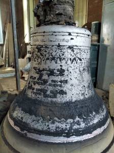image of bell fresh out of cast